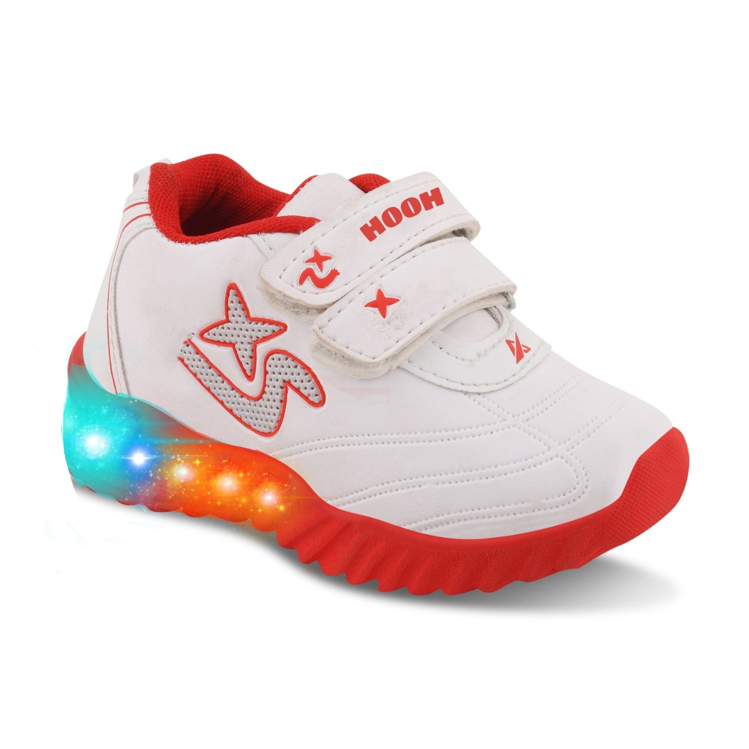 Red Colored Kid’s Unisex LED Shoes