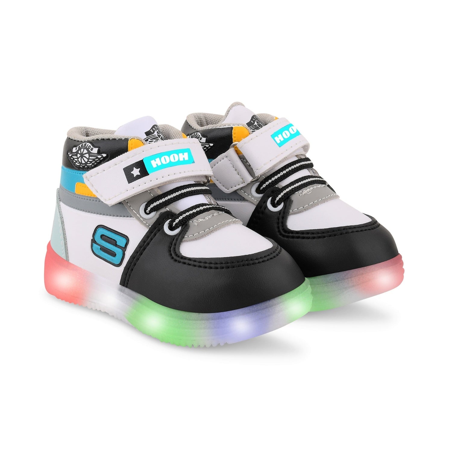 HOOH kids  Colored Kid’s Unisex Nitro LED Shoes