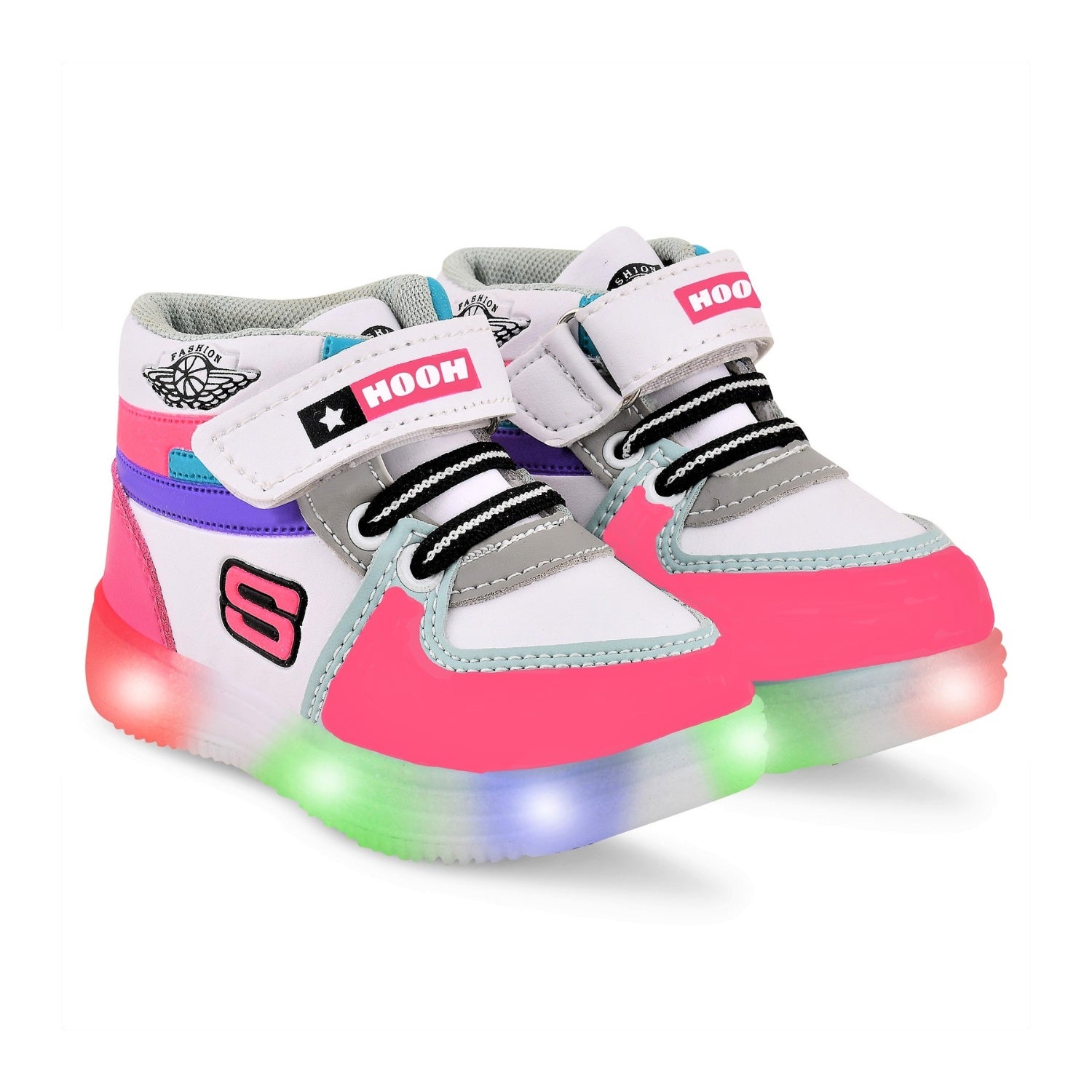 HOOH kids  Colored Kid’s Unisex Nitro LED Shoes