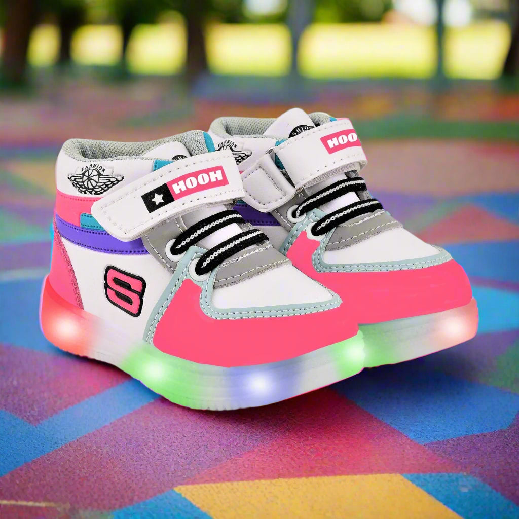 HOOH kids  Colored Kid’s Unisex Nitro LED Shoes