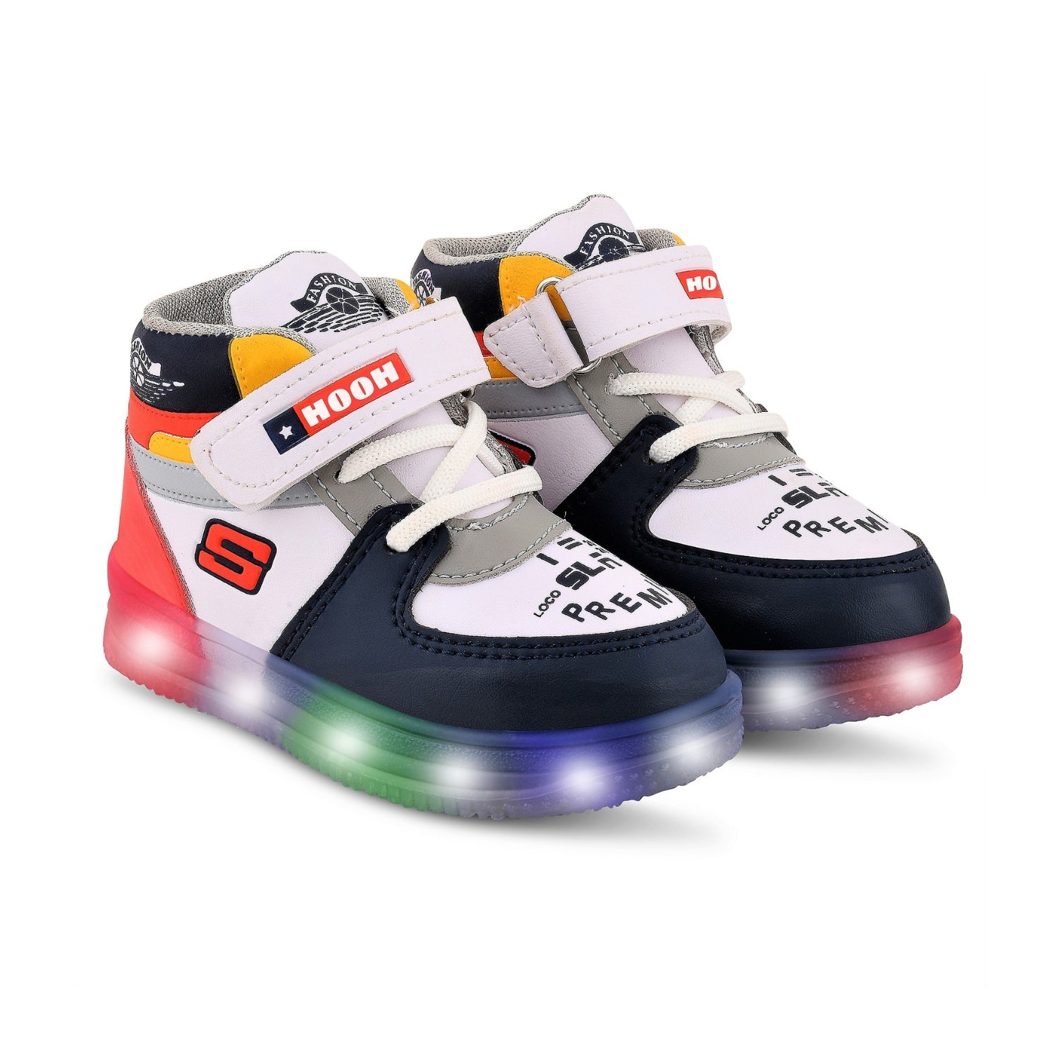 HOOH kids  Colored Kid’s Unisex Nitro LED Shoes