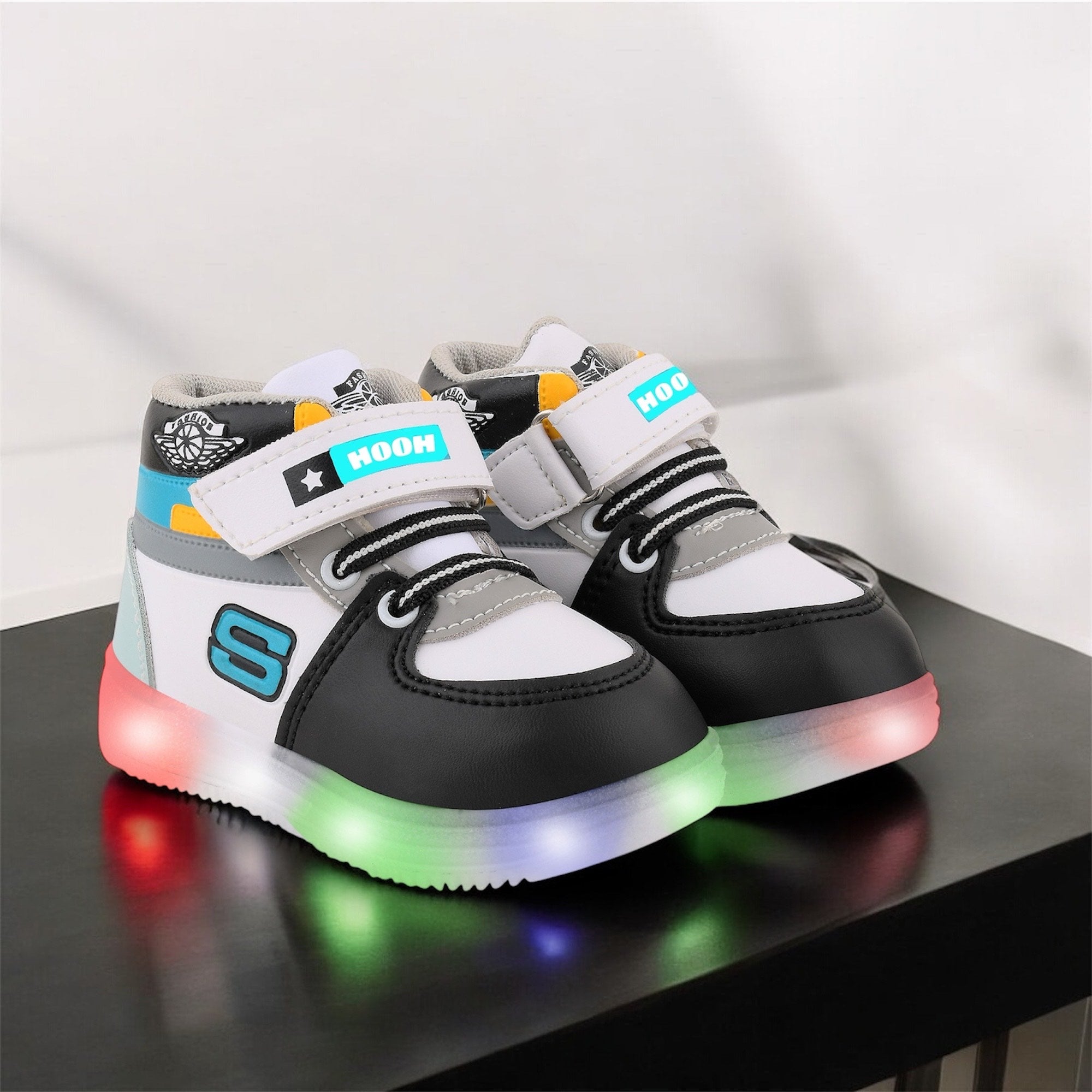Latest Kids shoes for boys and girls NITRO Fashion LED Light  Shoes 0 months to 15 years