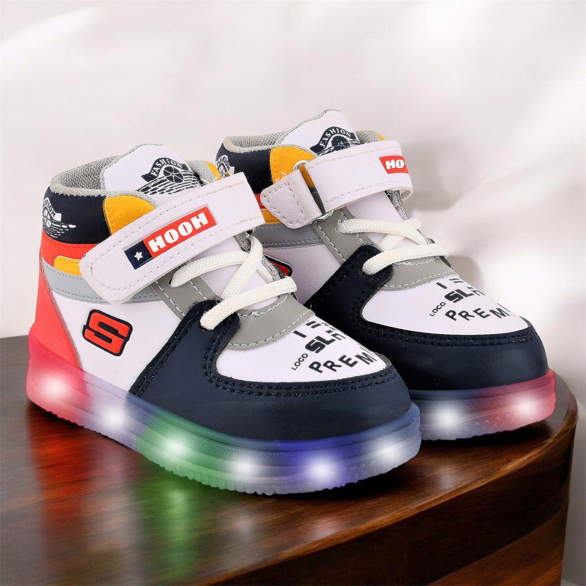 Latest Kids shoes for boys and girls NITRO Fashion LED Light  Shoes 0 months to 15 years