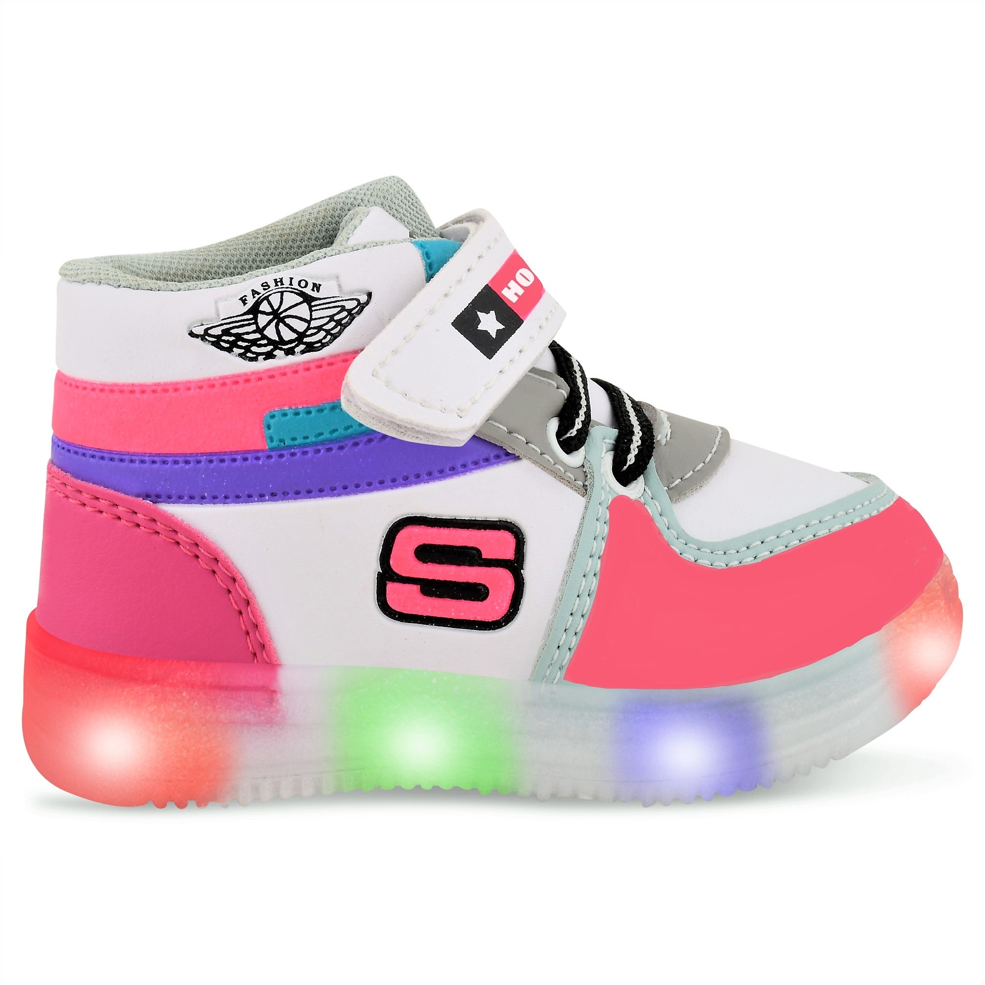 Latest Kids shoes for boys and girls NITRO Fashion LED Light  Shoes 0 months to 15 years