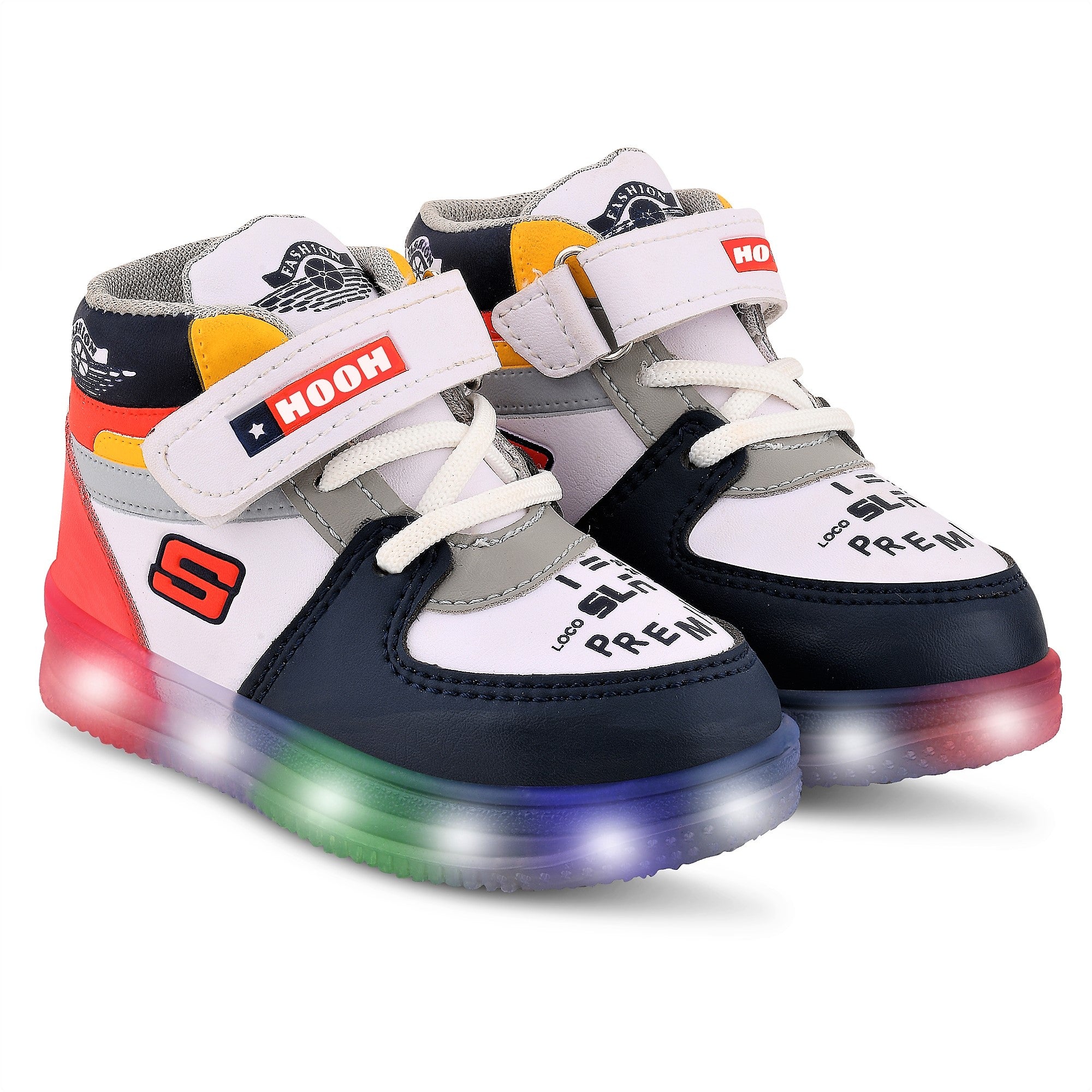 Latest Kids shoes for boys and girls NITRO Fashion LED Light  Shoes 0 months to 15 years