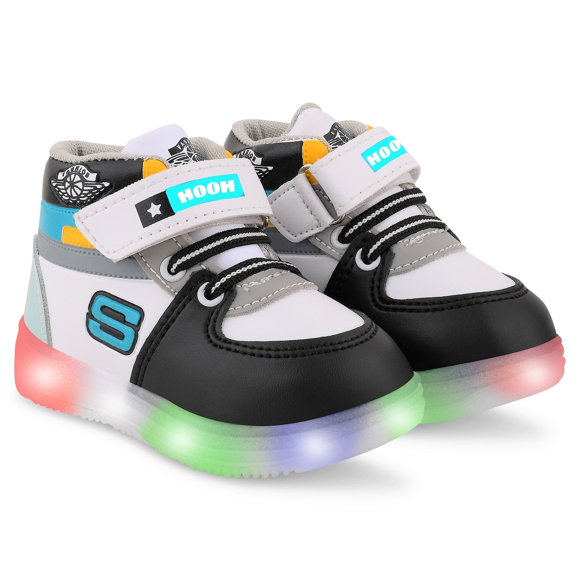 Latest Kids shoes for boys and girls NITRO Fashion LED Light  Shoes 0 months to 15 years