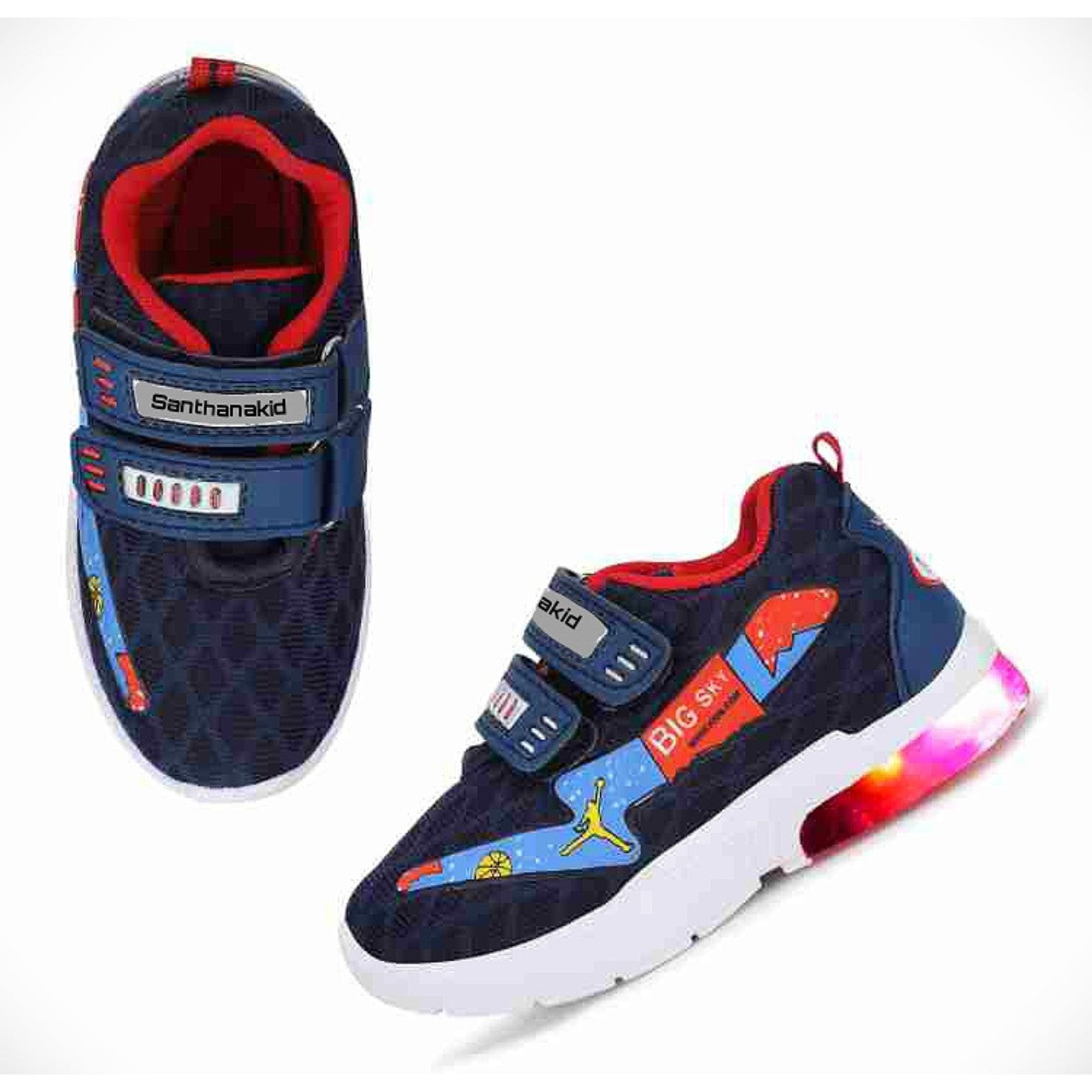 Colored Latest TARZAN LED Shoes for Boys and Girls