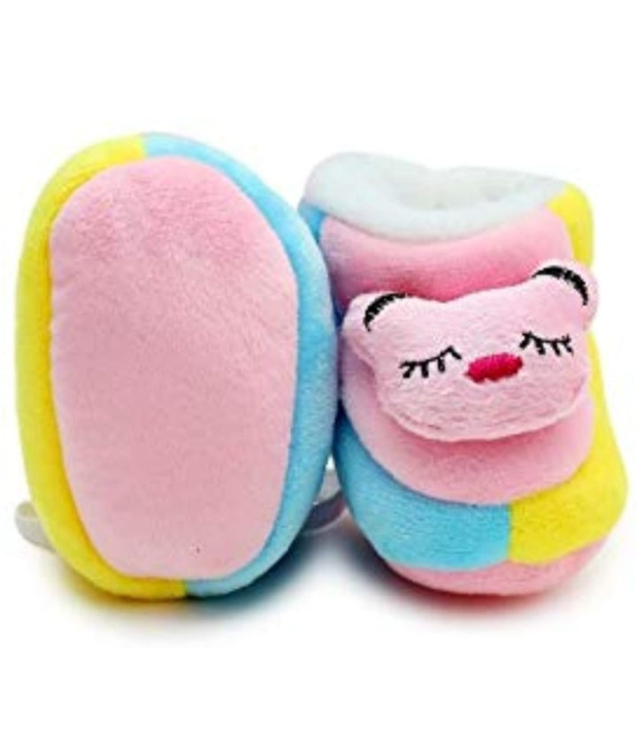 MultiColor Booties Cum Socks For Unisex Babies
