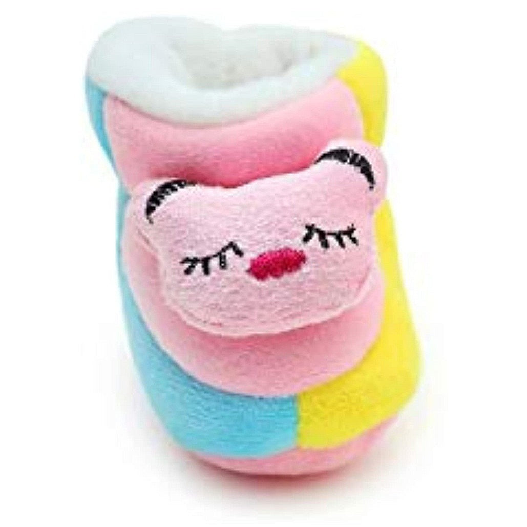 MultiColor Booties Cum Socks For Unisex Babies