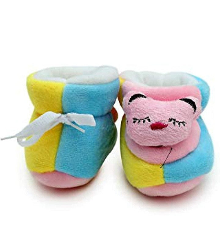 MultiColor Booties Cum Socks For Unisex Babies
