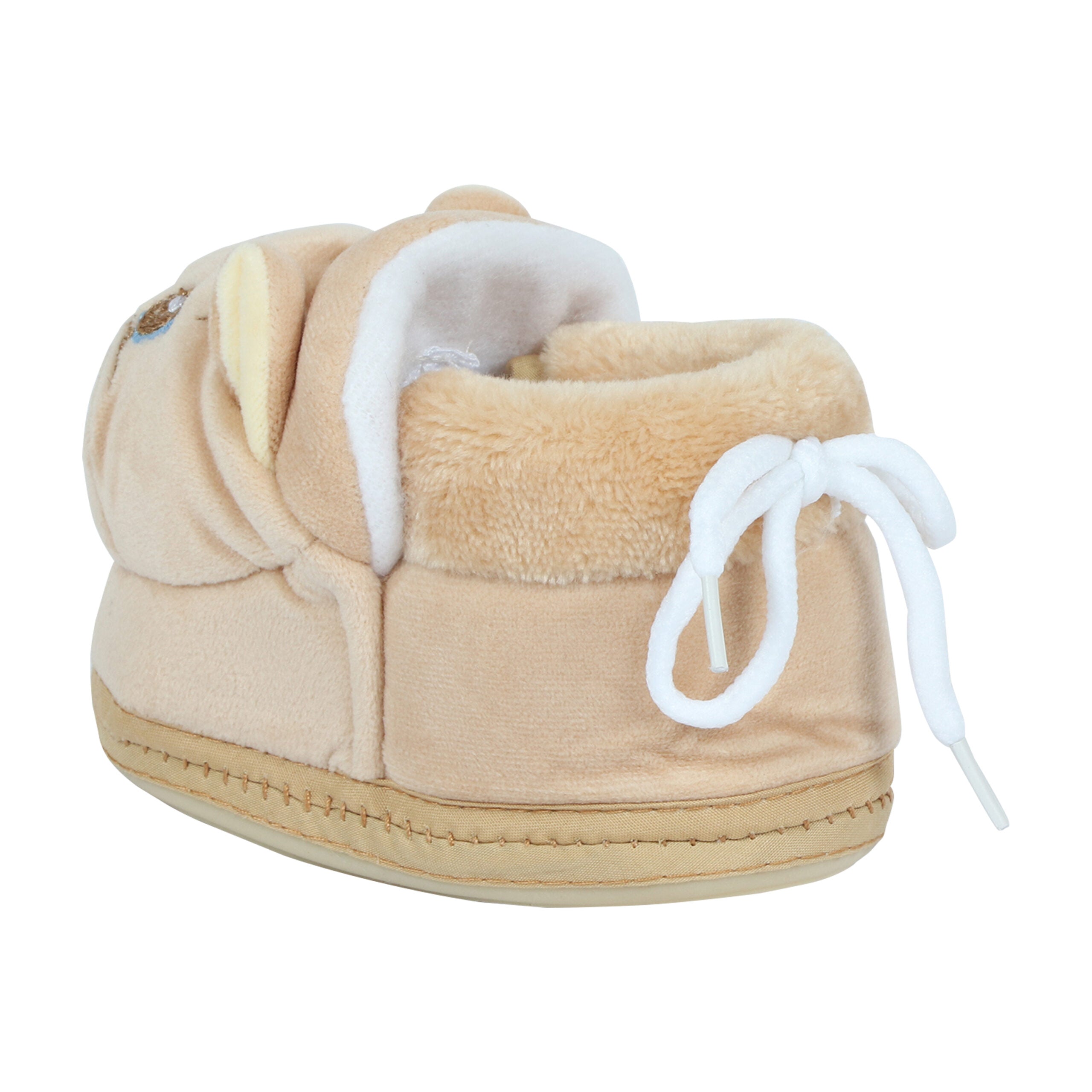 Brown Cat Booties Cum Socks For Unisex Babies