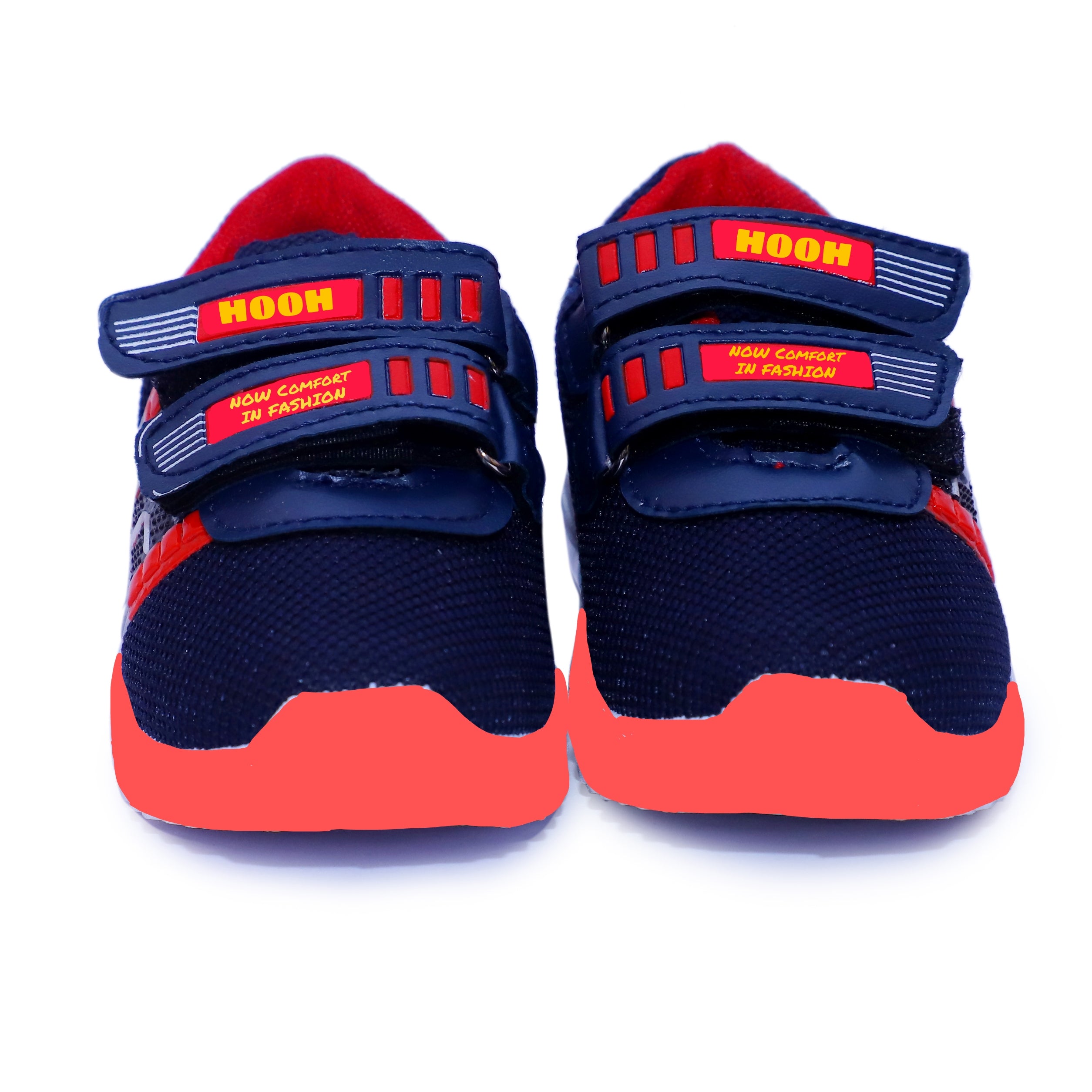Kids LED Canvas Shoes for Baby Boys and Girls COLOUR SOLE